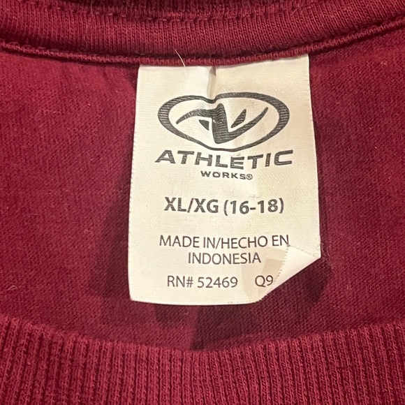 Athletic Works Tank Top.  Size XL.  Dark Red - Picture 3 of 8